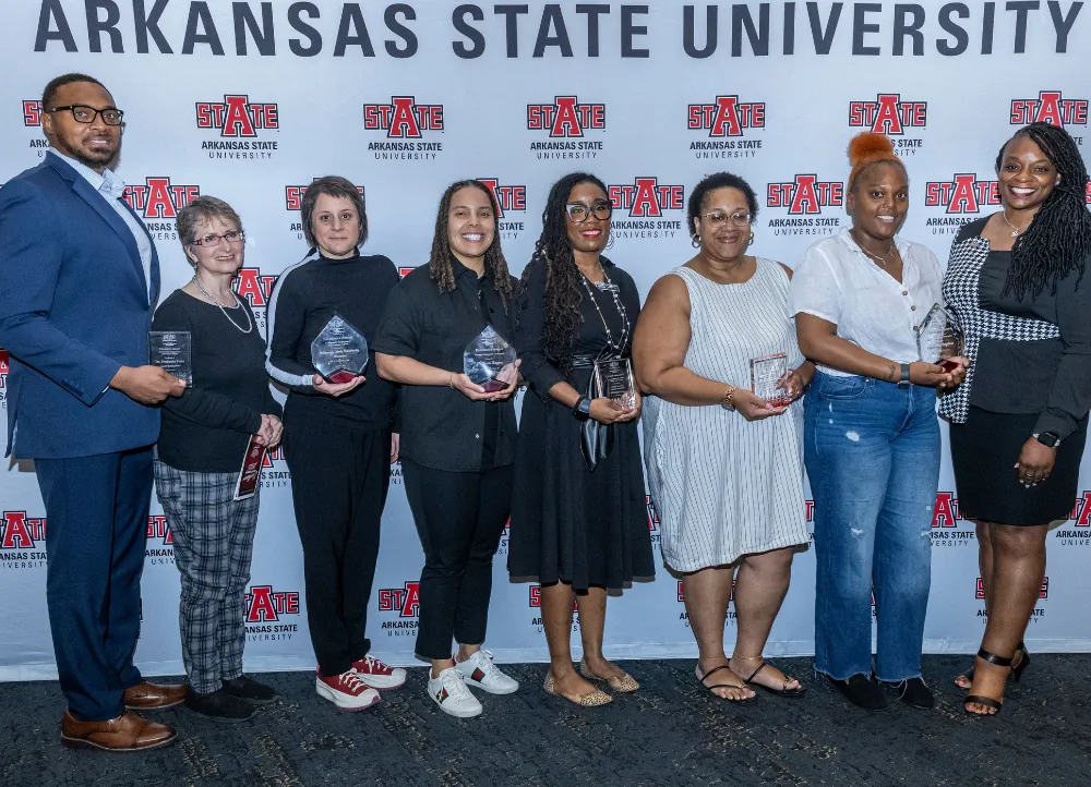 Group photo of the 2025 excellence awards.