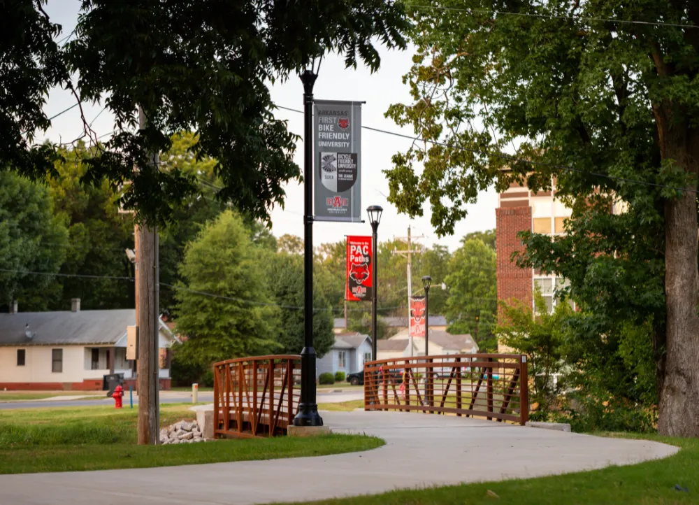 Bike path at a-state