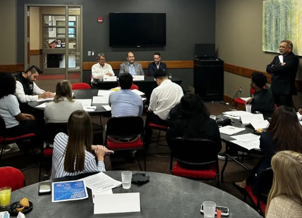 A Working Genius meeting at the Delta Center.