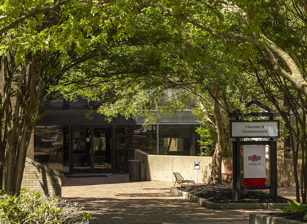 The Education and Communications building.