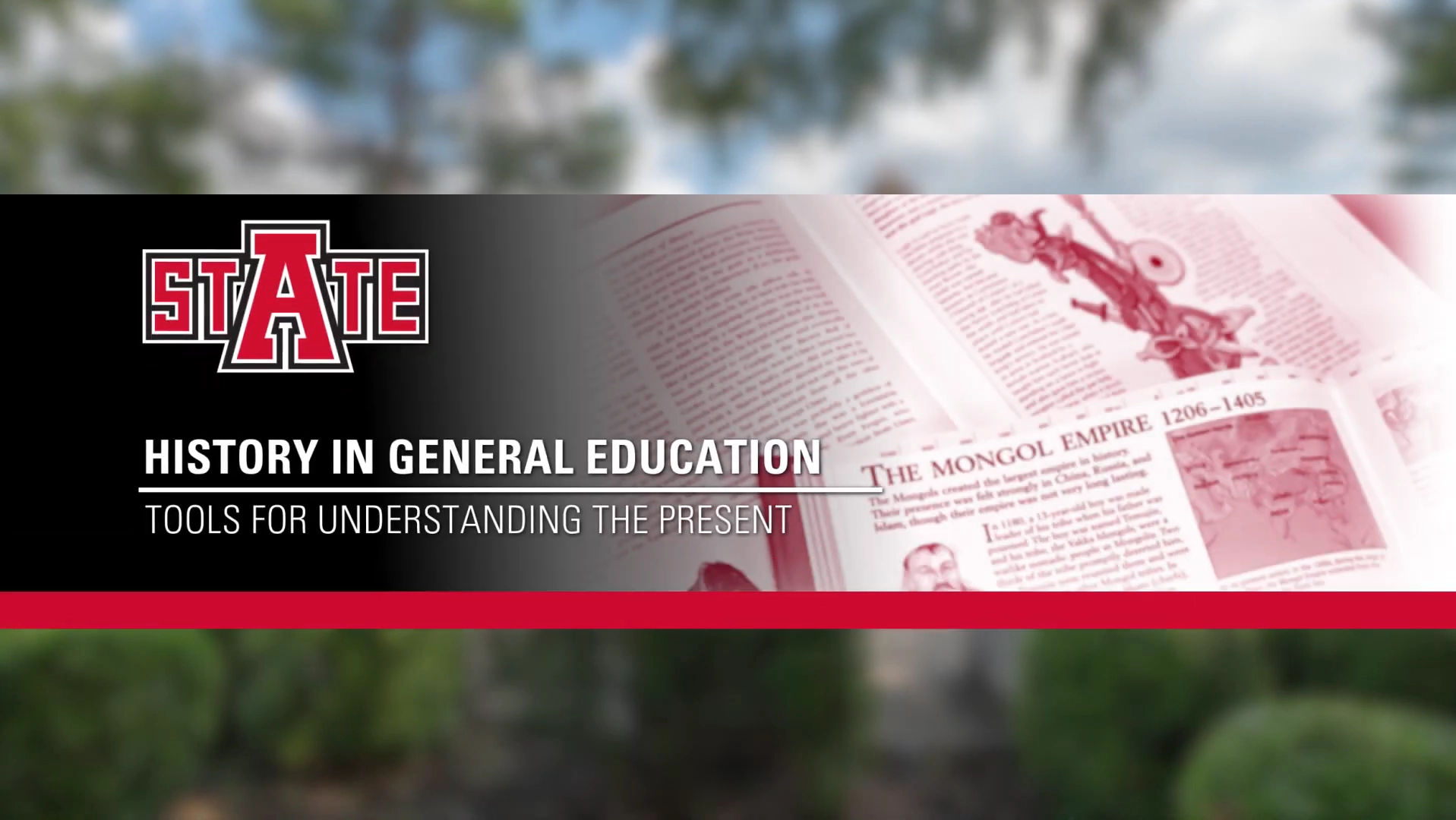 Thumbnail for the "History in General Education" video.