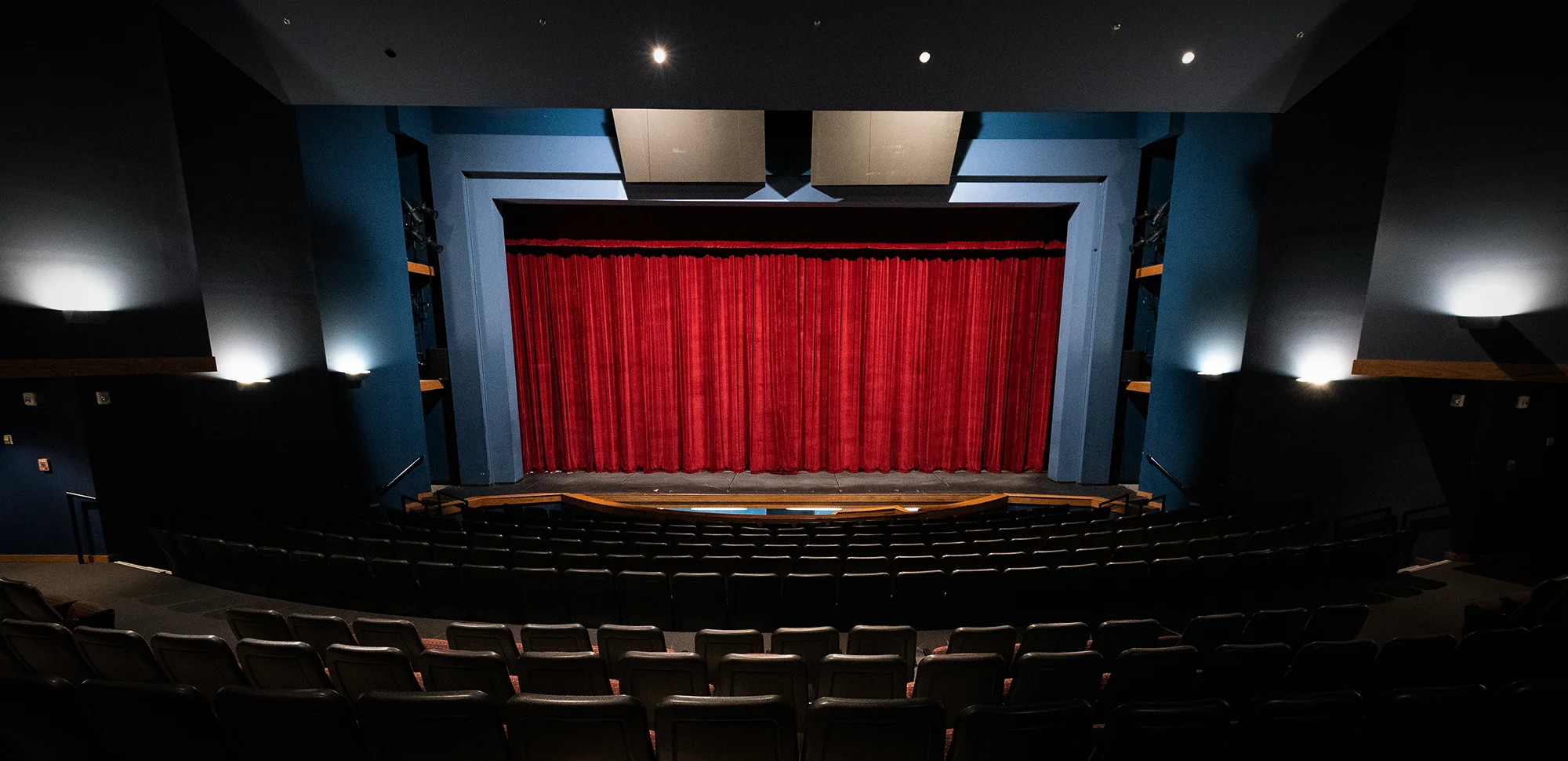One of the theatres in Fowler Center.