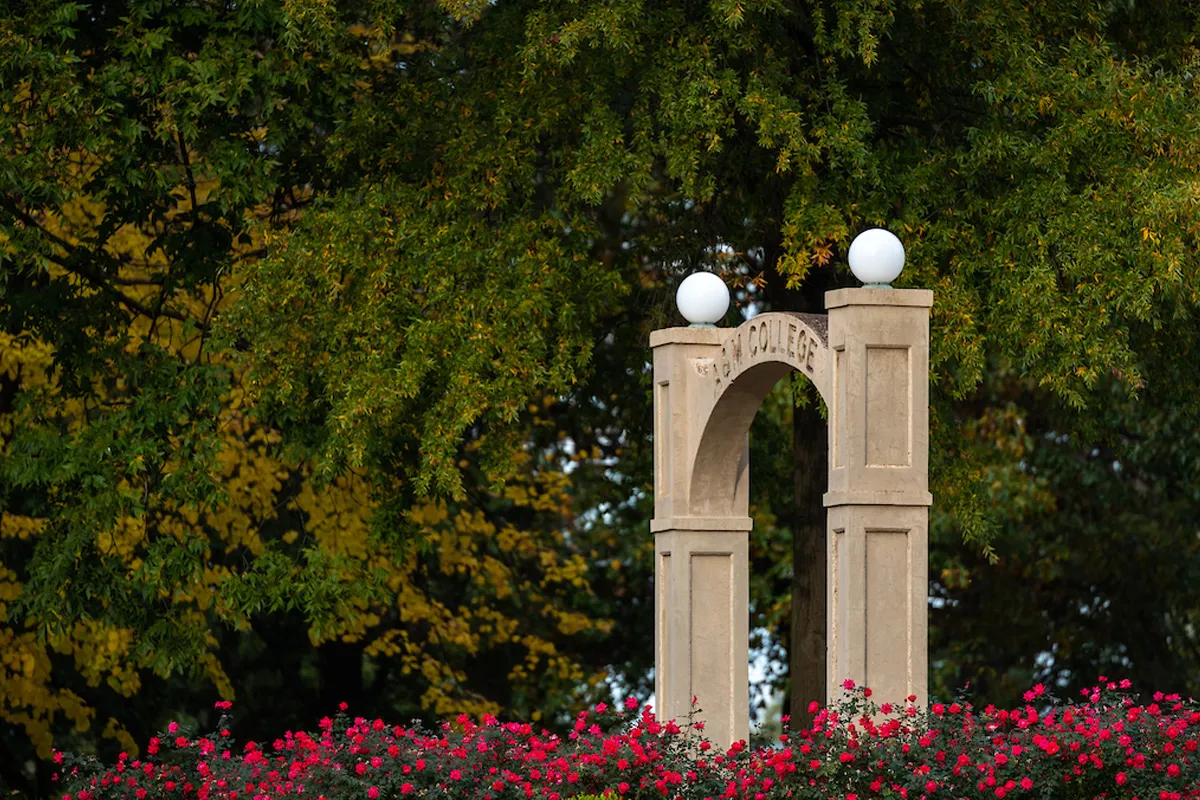 Historic campus arch