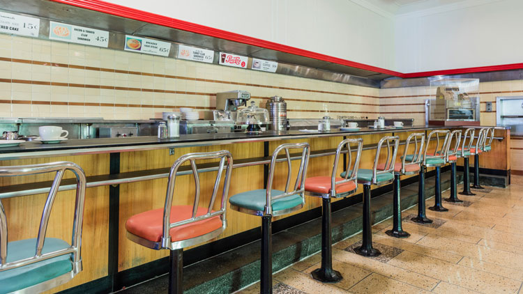 Lunch counter painting 