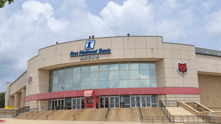 First National Bank Arena exterior 