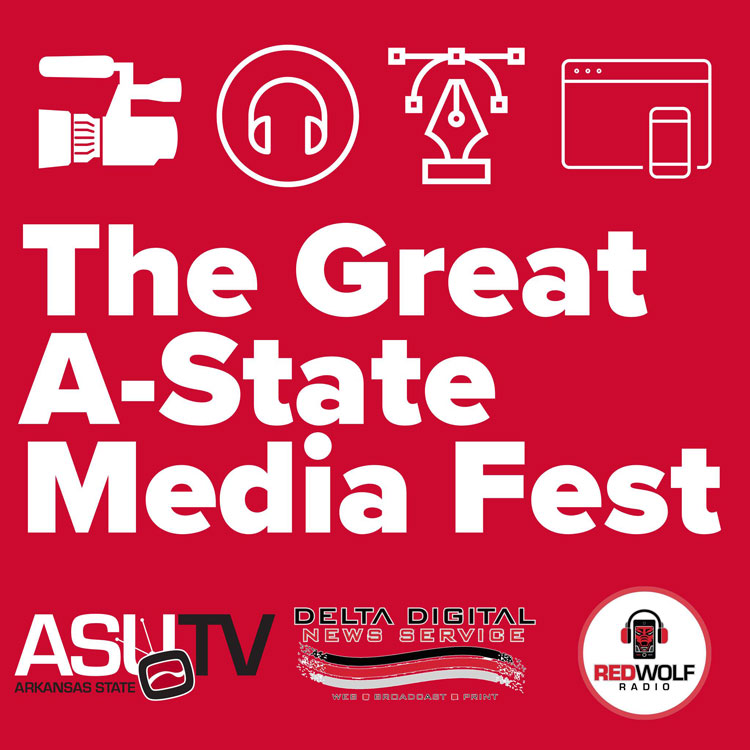 Logo for the Great A-State Media Fest