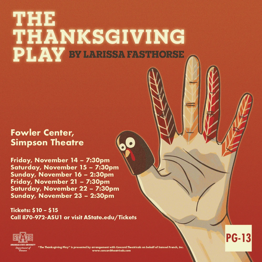 A-State Theatre Department Presents 'The Thanksgiving Play' 
