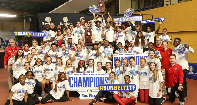Clean Sweep: A-State Takes Men And Women SBC Indoor Crowns