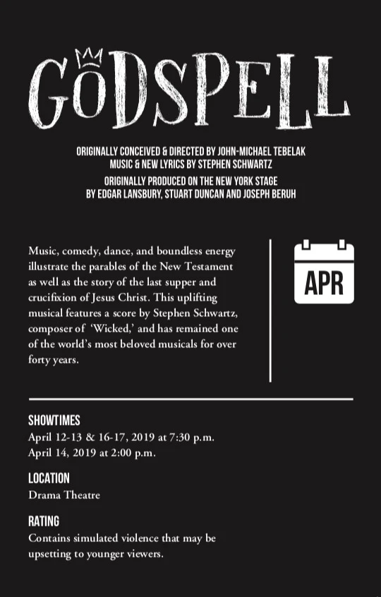 Godspell poster