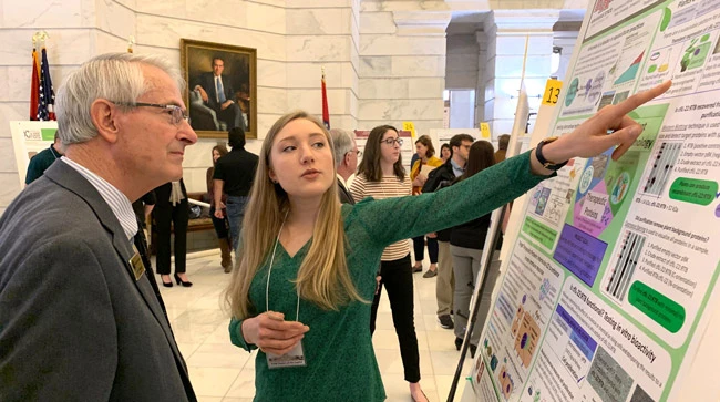 Undergrad Students Present Research during Capitol Event