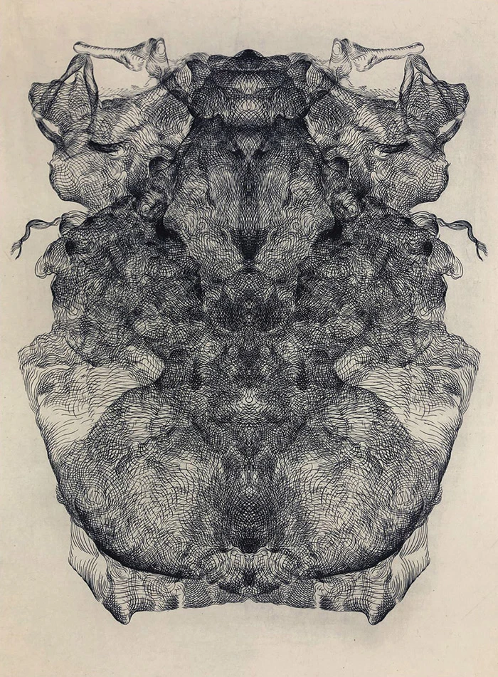 2022, intaglio, by Koichi Yamamoto