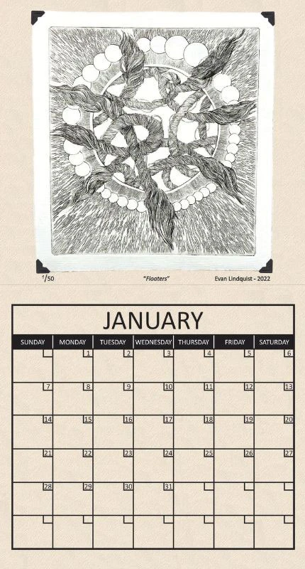 Department of Art + Design Offers Limited-Edition Calendar Featuring Local Work