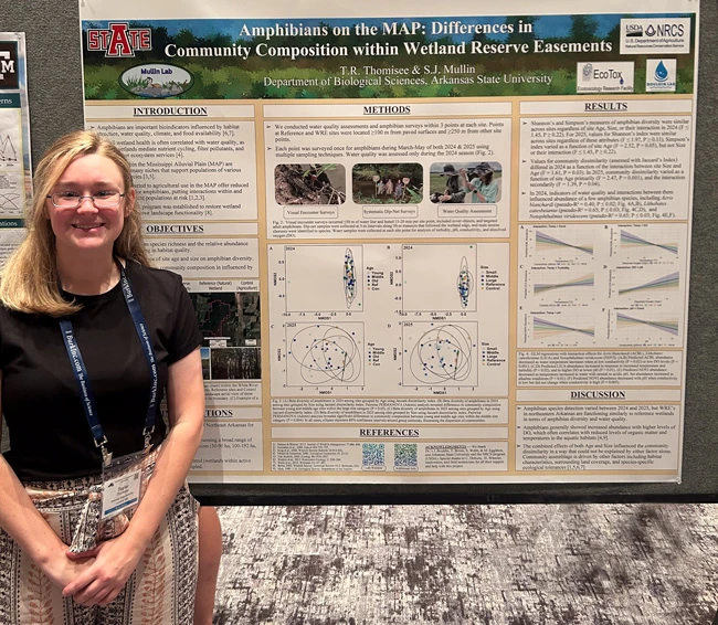 Graduate Student in Biological Sciences Earns Awards at Scientific Conferences