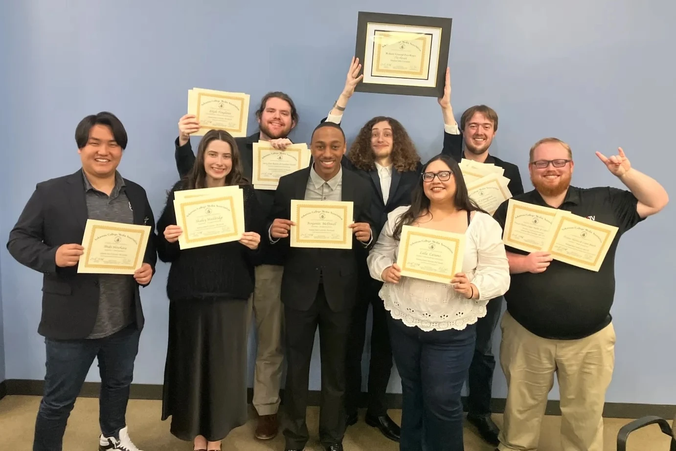 Media Students Earn 60 Awards at Annual State Association Conference