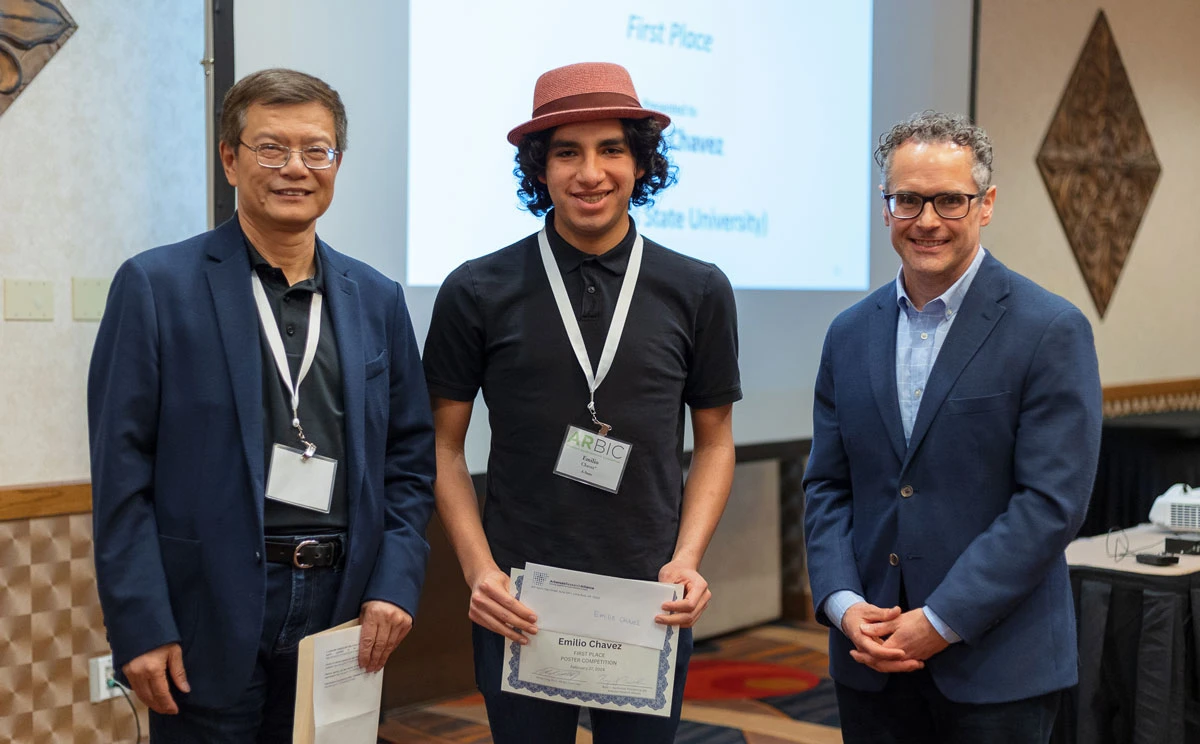 Soriano Chavez Wins in Bioinformatics Consortium’s Poster Contest