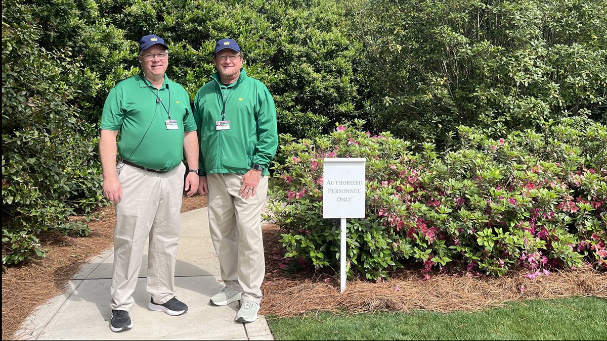 Kevin Brueilly and Jim Farris at August National