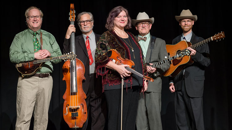 Monroe Crossing from L to R: Matt Thompson, Mark Anderson, Lisa Fuglie, Graham Sones and Derek Johnson