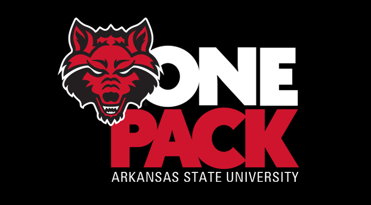 One Pack Arkansas State University Logo