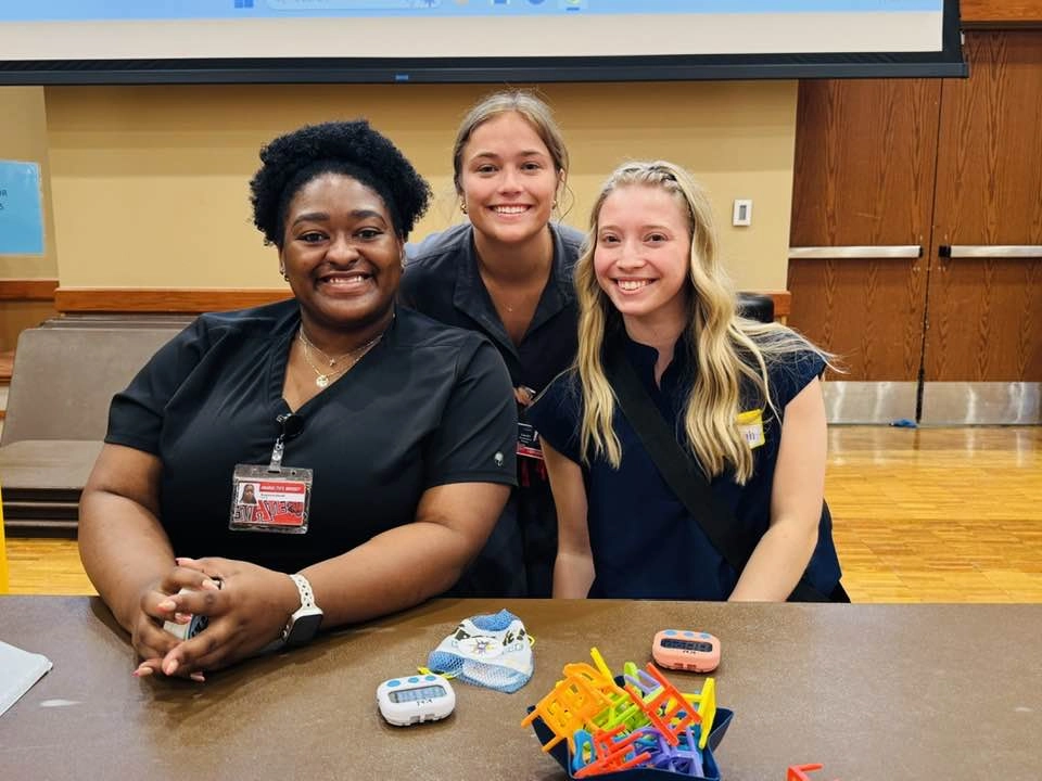 Occupational therapy students.