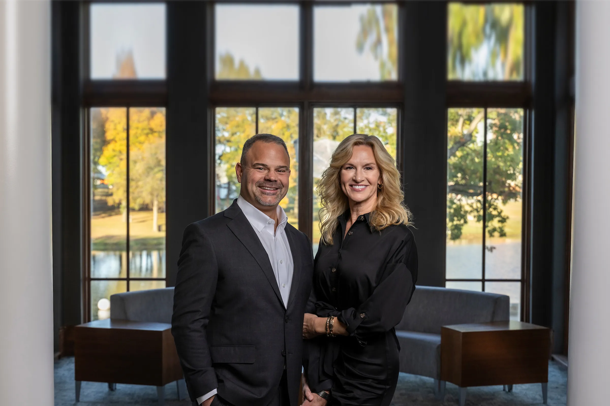 Dr. Shields and his wife Karen at the Cooper Alumni Center