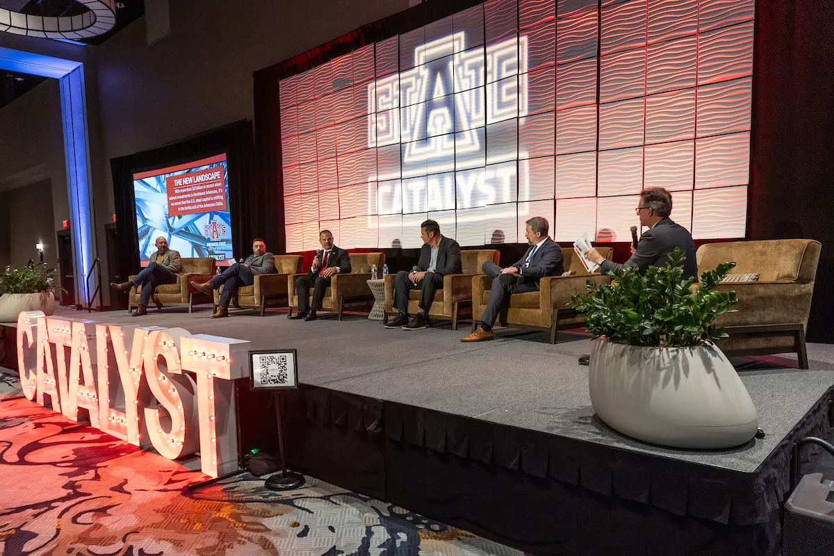 Leaders in Northeast Arkansas’s steel industry join Chancellor Todd Shields to discuss innovation, workforce and the region’s growing manufacturing impact.